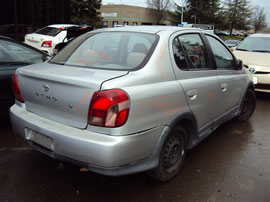 2002 TOYOTA ECHO, 1.5L AUTO 4DR,COLOR SILVER, STK Z14826